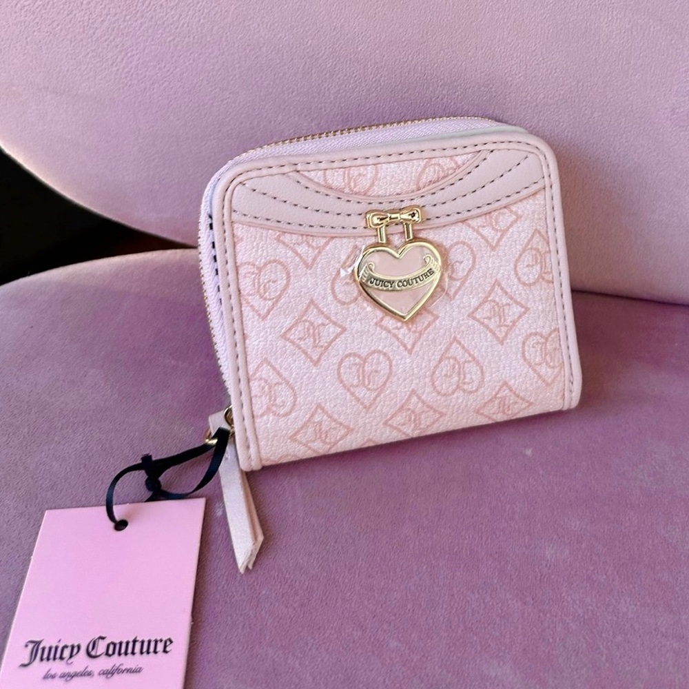 NWT Juicy Couture Precious Moments Pink Wallet!